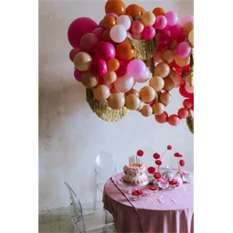 Lufi összekapcsolható 33 cm világos rózsaszín S/20