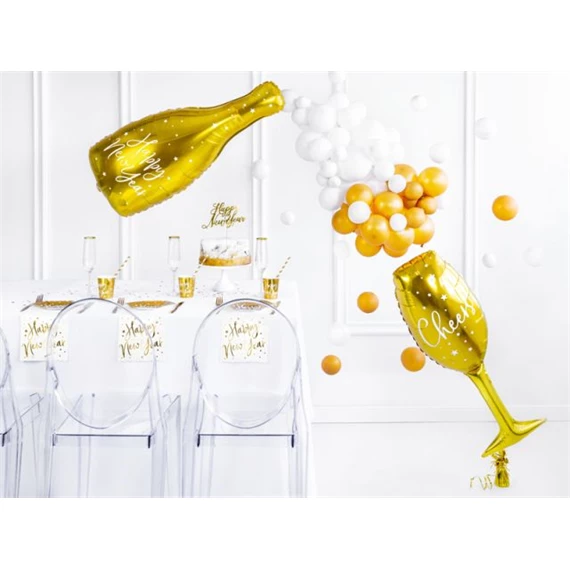 Balloon champagne glass 28x80 cm