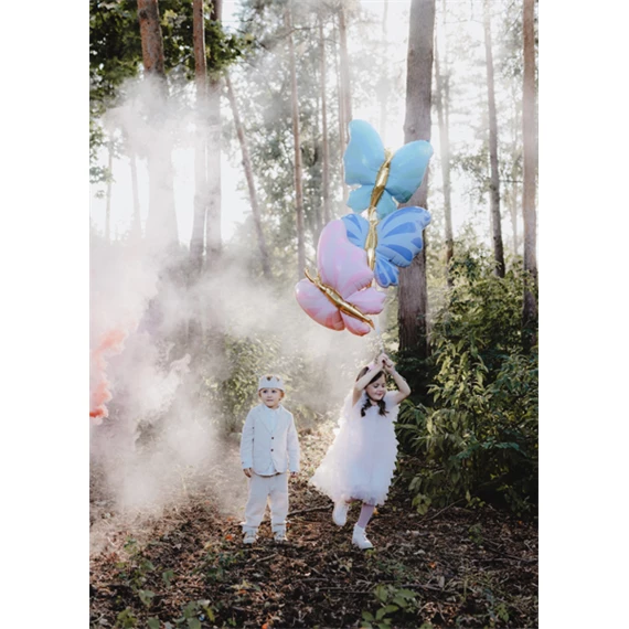 Lufi pillangó fólia 69x69 cm kék