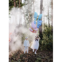 Lufi pillangó fólia 69x69 cm rózsaszín