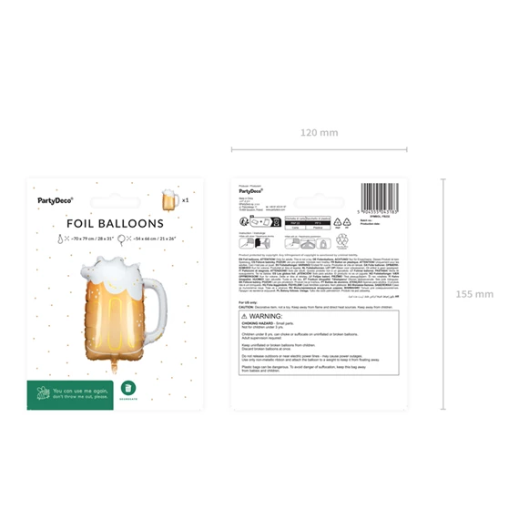 Lufi söröskorsó fólia 66x54 cm