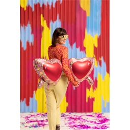 Lufi szív szemüveg fólia 115,5x52 cm mix