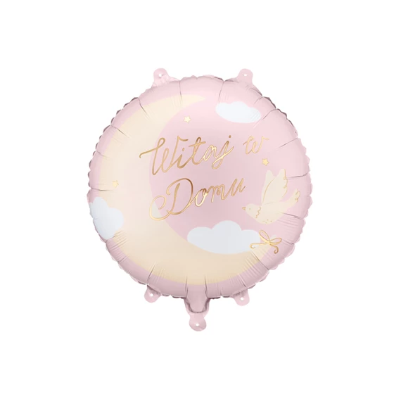 Lufi tablet Welcome Home 35x35 cm világos rózsaszín