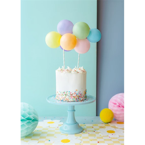 Lufi tortadísz szivárvány, mix, 29 cm
