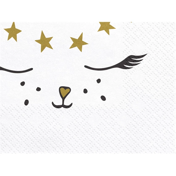 Szalvéta cica 33x33 cm S/20