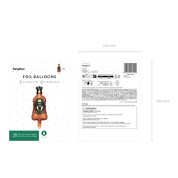 Lufi whisky üveg fólia 27x12 cm