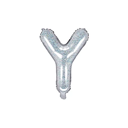 Lufi y betű fólia 35 cm irizáló