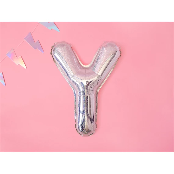 Lufi y betű fólia 35 cm irizáló