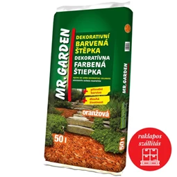 MR.GARDEN Decorative Color Mulch - narancssárga 50 l