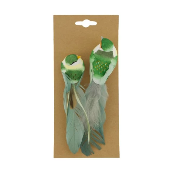 Madár csipeszes 18x4x5 cm S/2