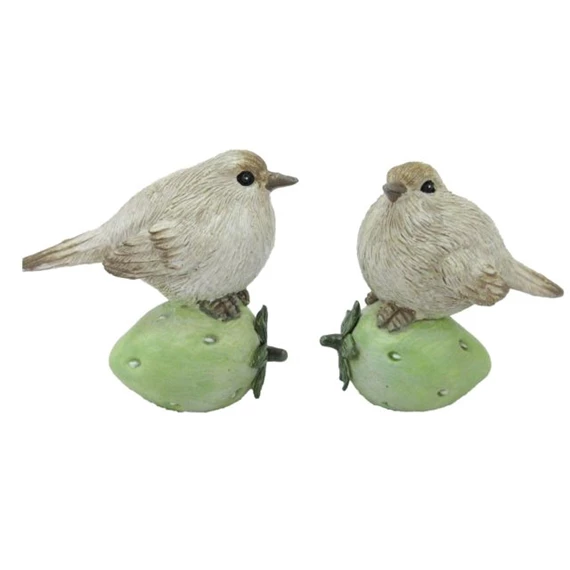 Madár, epren ülő 6,5x2,8x6 cm 2féle