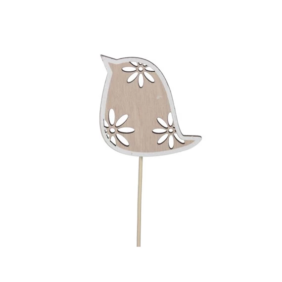 Madár mintás, betűzős 7x7,5 cm S/9