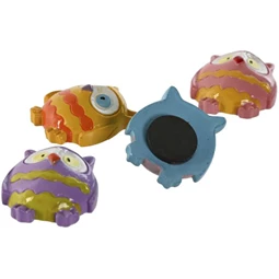 Mágnes bagoly 3x4 cm 4 féle