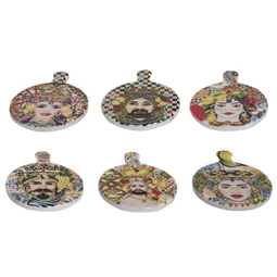 Mágnes 6x0,7x8 cm 6 féle