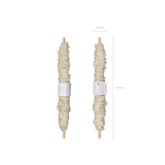 Makramé törtfehér 94,5x171 cm