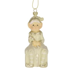 Manó díszdobozon, akasztós 6,1x5x13,3 cm