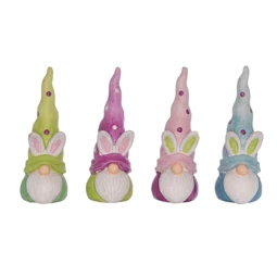 Manó nyuszifüllel álló 4 féle 4x4x11 cm