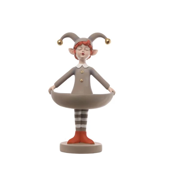 Manó tállal álló 18,5x18,5x32 cm