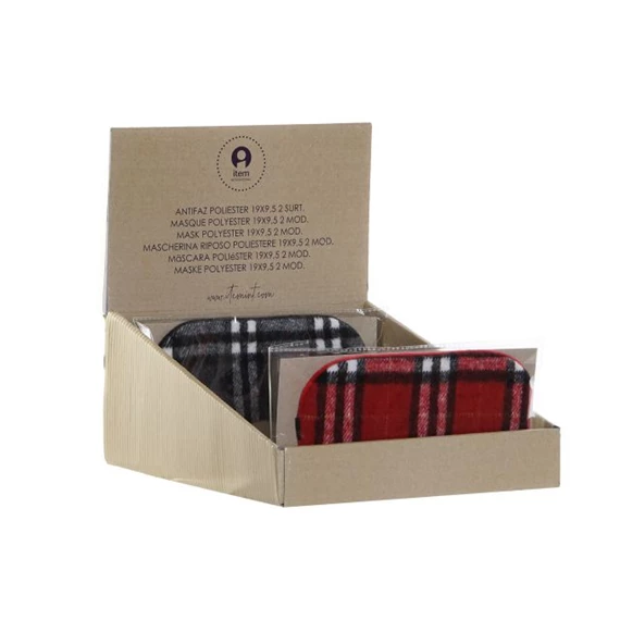 Maszk kockás 18x9x0,5 cm 2 féle