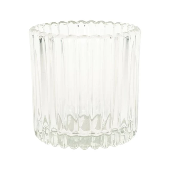 Mécsestartó barázdált 8x9 cm