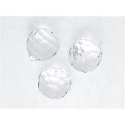 Medál gömbök 32x34 mm színtelen S/5