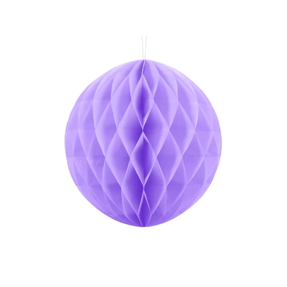 Méhsejt dekor gömb lila 30 cm