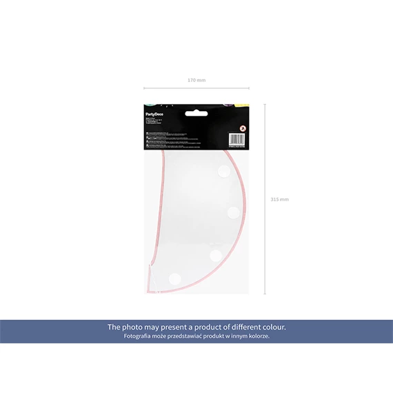 Méhsejt dekor gömb piros 30 cm