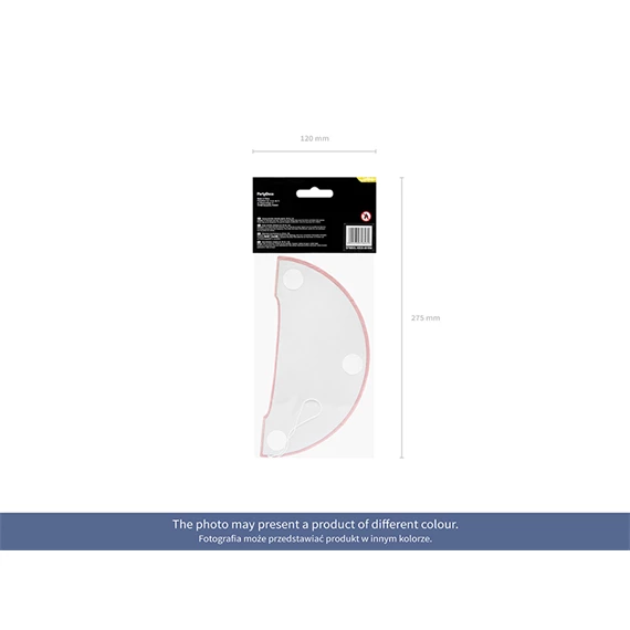 Méhsejt dekor gömb világoskék 20 cm