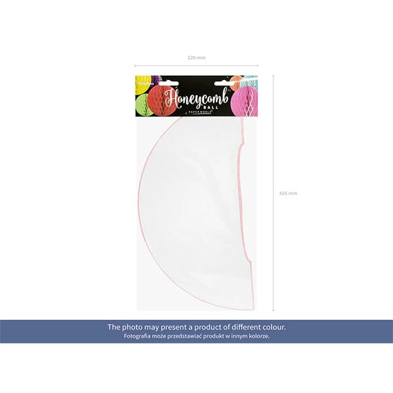 Méhsejt dekor gömb lila 40 cm