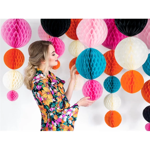 Méhsejt gömb narancs 20 cm