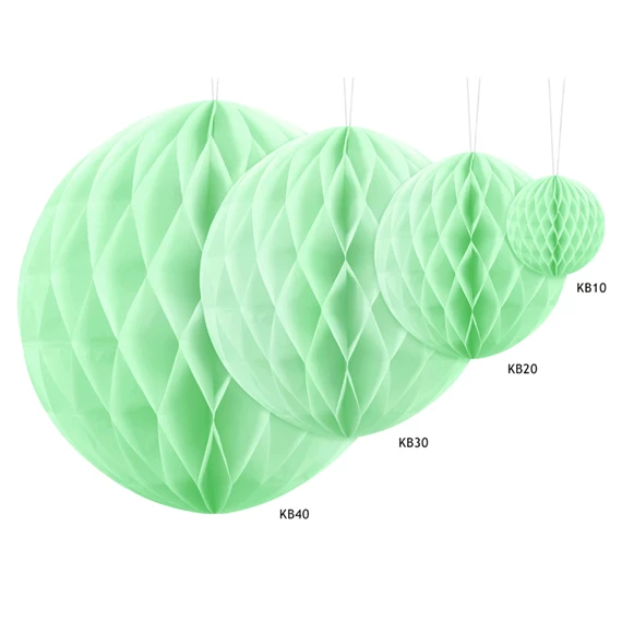 Méhsejt dekor gömb pisztácia 40 cm