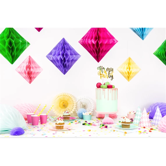 Méhsejt gyémánt sötét rózsaszín 20 cm