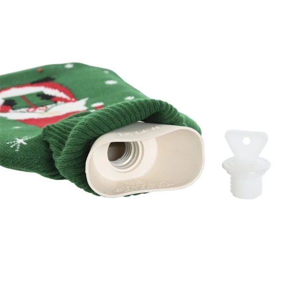 Melegvizes palack zokni szett, mintás 17x28x4 cm 2 féle S/2