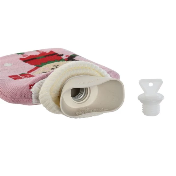 Melegvizes palack zokni szett, mintás 17x28x4 cm 2 féle S/2