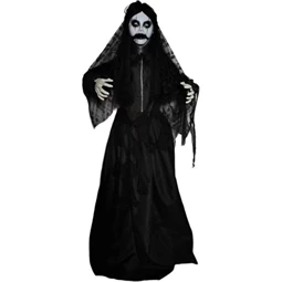 Menyasszony óriás figura mozgó, Halloween 120x18x170 cm