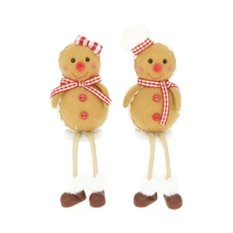 Mézeskalács figura lógólábú 5x4x18 cm 2 féle