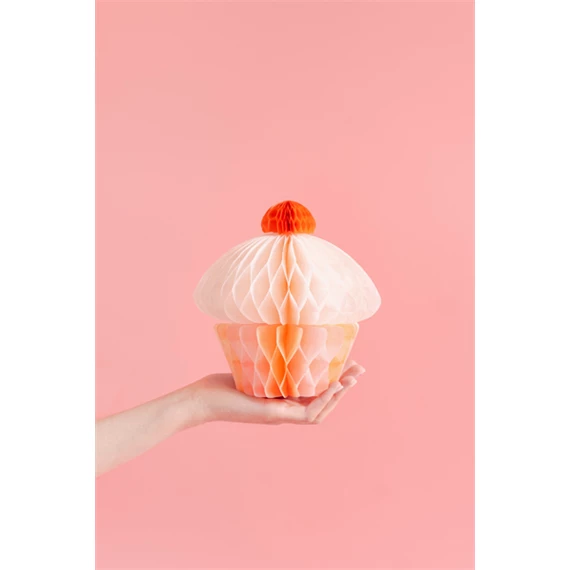 Mézeskalács papír dekoráció cupcake 20 cm