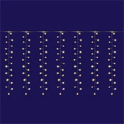 Micro LED-es cluster fényfüggöny, 8 program, 3 m