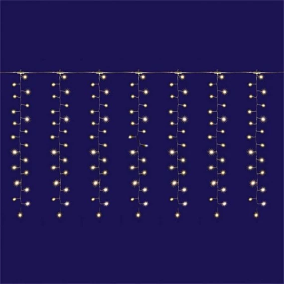 Micro LED-es cluster fényfüggöny, 8 program, 3 m
