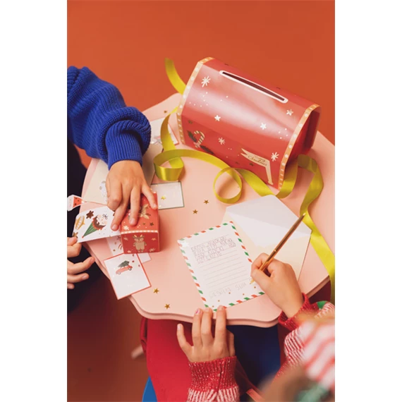 Mikulás postaláda 14x22x13 cm mix