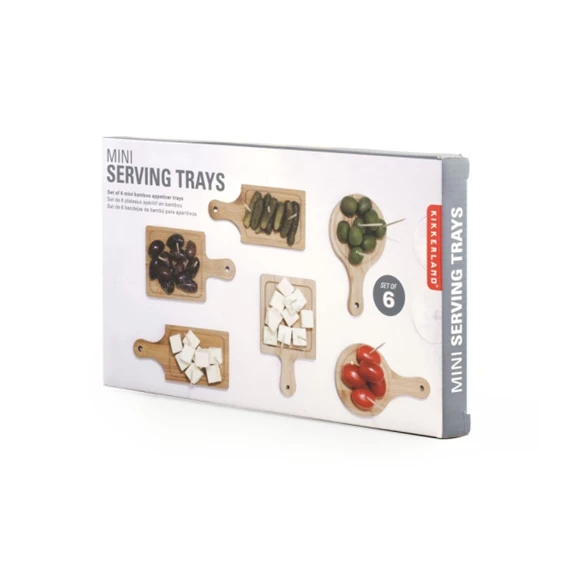 Mini szervírozó tálcák 16,9x2,5x28,2 cm