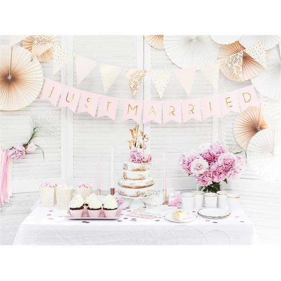 Muffin papír 4,8x7,6x4,6 cm rószaszín S/6