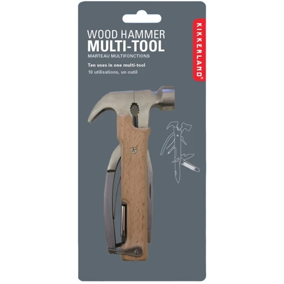 Multifunkciós kalapács szerszámkészlettel 21,75x2,08x9,91 cm