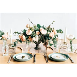 Nyomtatott organza fehér 0,36 cm x 9 m