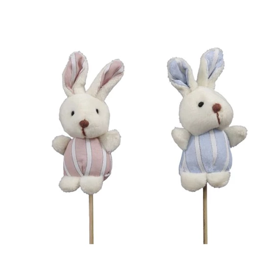 Nyúl betűzős, csíkos 5,5x10,5 cm S/4