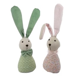 Nyúl fiú, lány 11x8x37 cm 2féle