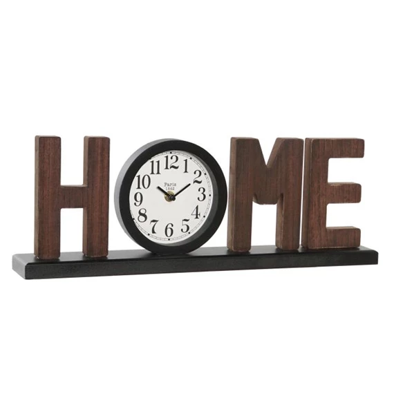 Óra "HOME" felirattal 50x6x17 cm