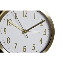 Óra ébresztő, kerek, AA elemmel 11,3x3,5x12 cm 2 féle