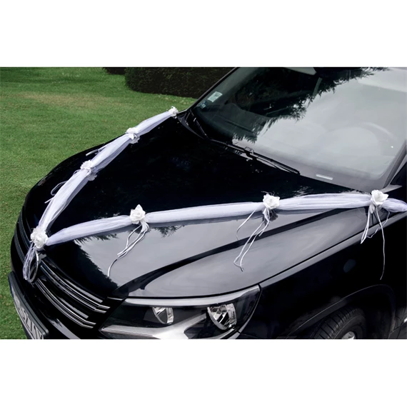 Organza girlandok fehér 1,8 m S/2