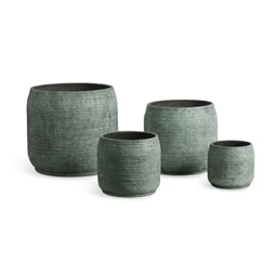 Óriás kaspó hosszúkás, átm. 55-43-33-25 cm S/4